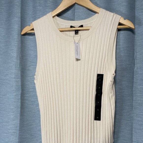 Sleeveless Ribbed Dress Tank - Picture 1 of 4